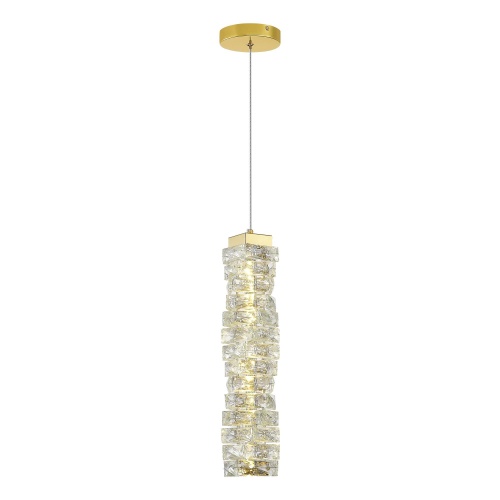 SL6010.203.15 Подвес ST-Luce Золотистый/Прозрачный LED 1*15W