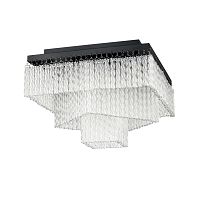 LUMION 6576/11CS CLASSI LN24 000 черный/прозрачный/металл/стекло Люстра потолочная G9 11*20W 220V SPIRALS