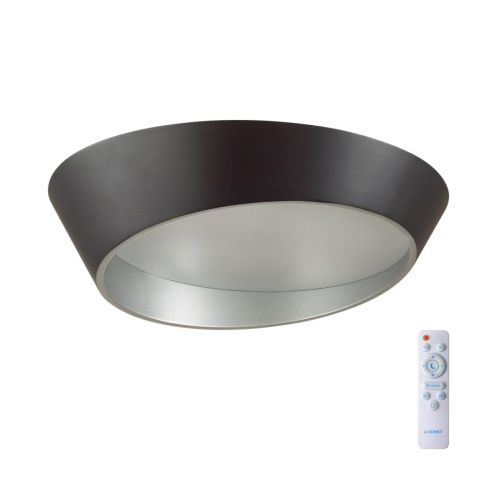 SONEX 7694/60L AVRA LED SN 587 Светильник металл/акрил/белый/черный/серебристый LED 60Вт 3000-6000K D500 IP20 пульт ДУ APEX SONEX 7694/60L AVRA LED SN 587 Светильник металл/акрил/белый/черный/серебристый LED 60Вт 3000-6000K D500 IP20 пульт ДУ APEX