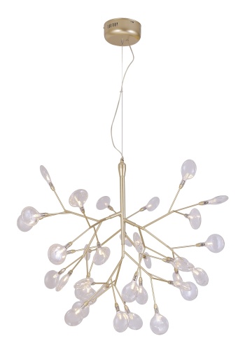 Светильник подвесной Crystal Lux EVITA SP36 GOLD/TRANSPARENT Светильник подвесной Crystal Lux EVITA SP36 GOLD/TRANSPARENT