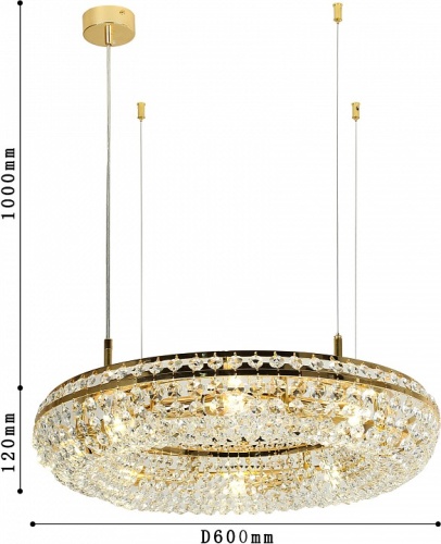 Подвесная люстра Favourite Monilibus 4015-8P фото 4 Подвесная люстра Favourite Monilibus 4015-8P фото 4