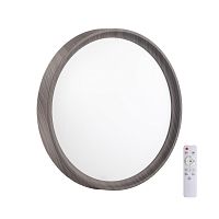 SONEX 7627/EL PALE SN 175 Светильник пластик/венге под дерево LED 72Вт 3000-6300K D490 IP43 пульт ДУ WOODI