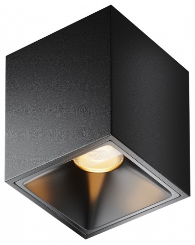 Накладной светильник Maytoni Technical Alfa LED C065CL-8W2.7K-SQ-B Накладной светильник Maytoni Technical Alfa LED C065CL-8W2.7K-SQ-B