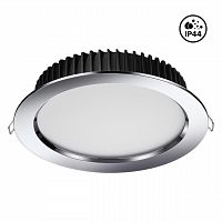 358305 SPOT NT19 264 хром Встраиваемый св-к (драйвер в комплект не входит) IP44 LED3000K 20W DRUM