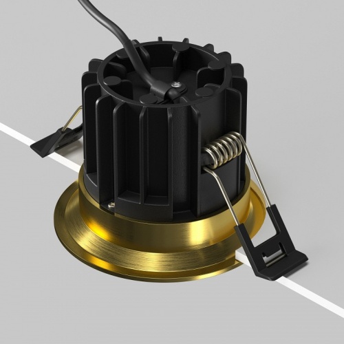 Встраиваемый светильник Maytoni Technical Round DL058-12W3K-BS фото 2 Встраиваемый светильник Maytoni Technical Round DL058-12W3K-BS фото 2