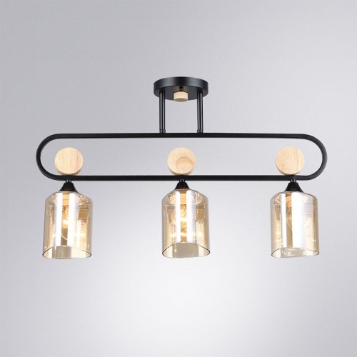 Потолочная люстра Arte Lamp GLAMORE A5076PL-3BK фото 2
