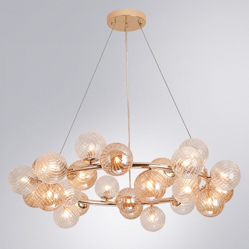 Подвесная люстра Arte Lamp ETEREO A5261LM-25GO фото 3 Подвесная люстра Arte Lamp ETEREO A5261LM-25GO фото 3