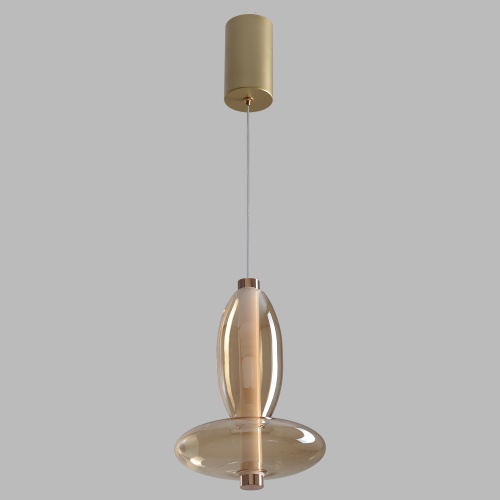 Светильник подвесной Crystal Lux QUASAR SP7W LED AMBER фото 3 Светильник подвесной Crystal Lux QUASAR SP7W LED AMBER фото 3