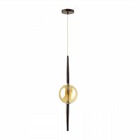 4684/1 PENDANT ODL20 357 черный/янтарный Подвес G9 5W 220V LAZIA