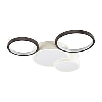 LUMION 5253/64CL LEDIO LN26 291 белый, черный Люстра потолочная диммир. с ДУ LED 64W 220V NORBERT