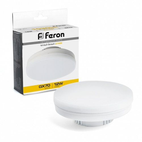 Лампа светодиодная Feron LB-471 GX70 12Вт 2700K 48300 фото 3