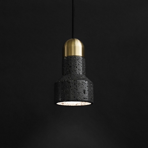 Подвесной светильник JAZZ STONE green brass фото 4 Подвесной светильник JAZZ STONE green brass фото 4