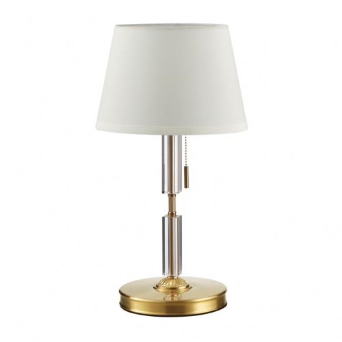 ODEON LIGHT EXCLUSIVE 4894/1T MODERN ODL_EX22 161 бронзовый/белый/абажур ткань Настольная лампа E27 1*60W LONDON