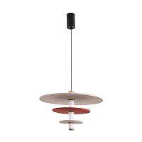LUMION 8296/11AL LEDIO LN26 365 черный/бежевый/бурый, металл/фетр/акрил Подвес LED 11W 3000K 220V FELTA