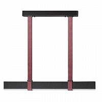 ODEON LIGHT 6629/25L HIGHTECH ODL24 000 металл/экокожа/ткань/акрил бордовый/черный Подвесной светильник IP20 LED 25W 3000K 220V VINCENT