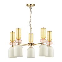 LUMION 4589/5 MODERNI LN26 148 золотой Люстра E27 5*40W 220V GILLIAN