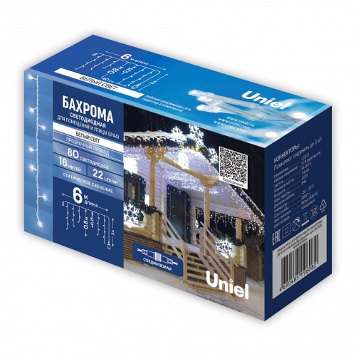 Бахрома световая Uniel UL-00012074 фото 4 Бахрома световая Uniel UL-00012074 фото 4