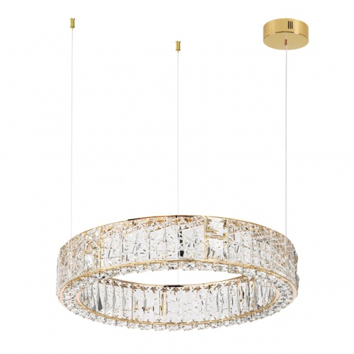 ODEON LIGHT 5071/70L HALL ODL24 595 золото/прозрачный/металл/хрусталь/стекло Люстра LED 52W 3700K VERSION