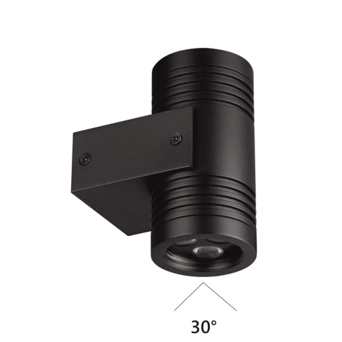 ODEON LIGHT 6648/12WL NATURE ODL24 725 черный/металл Фасадный светильник IP67 LED 12W 4000K AC85-265V STIMA