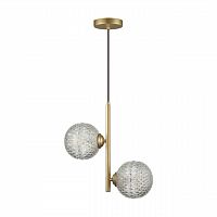 LUMION 5292/2 MODERNI LN23 000 матовое золото Светильник подвесной E27 2*8W LED 220V GENEVA