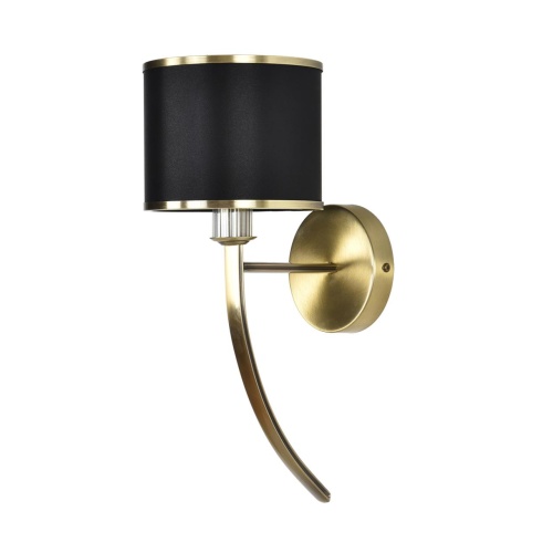 LUMION 8406/1W MODERNI LN26 000 античная бронза/черный металл/текстиль Бра Е14 40W 220V DEMETRA