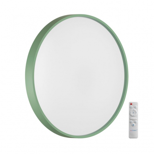 SONEX 7743/EL COLOR SN 127 Светильник светодиодный потолочный пластик/белый/зеленый LED 70Вт 3000-6000К D480 IP43 пульт ДУ MAVIC