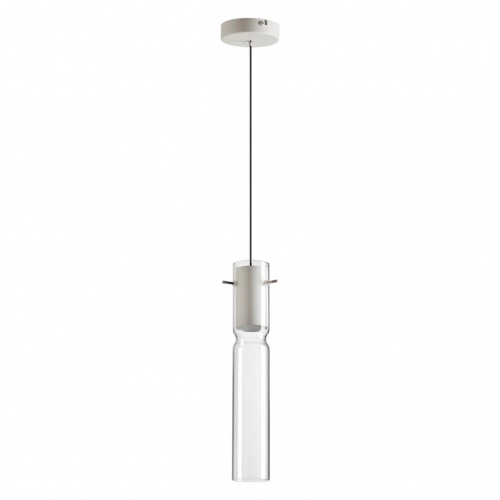 ODEON LIGHT 5058/5LB PENDANT ODL24 385 белый/прозрачный/металл/стекло Подвес LED 5W 3000K SCROW