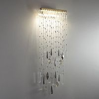 ODEON LIGHT EXCLUSIVE 5420/10WL HALL ODL_EX25 065 античная бронза/металл/стекло/хрусталь Настенный светильник LED 10W 4000K 573Лм AFINA