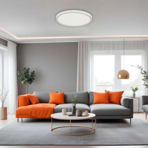 SONEX 7790/12L MITRA LED SN 000 Светильник пластик/белый LED 12Вт 3000/4000/6500К D170 IP44 CCT/датчик движения NEBULA WHITE фото 5