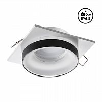 NOVOTECH 370788 SPOT NT21 594 белый/черный Светильник встраиваемый влагозащищенный IP44 GU10 9W 220V WATER