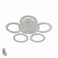 LUMION 8027/55CL LEDIO LN25 000 белый, металл/акрил Потолочный светильник с ПДУ LED 55W 3000-6000К 220V KALIFA