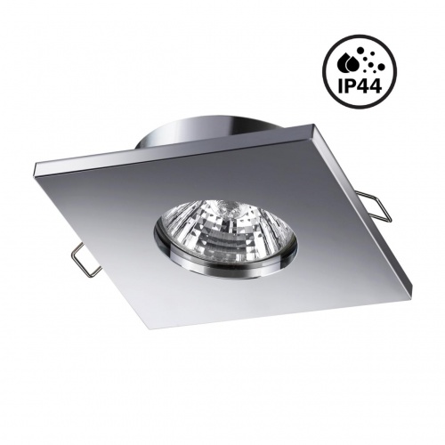 NOVOTECH 370806 SPOT NT22 598 хром Светильник встраиваемый влагозащищенный IP44 GU10 50W 220V AQUA