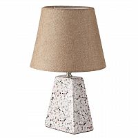 LUMION 8142/1T MODERNI LN26 507 бежевый/коричневый, керамика/текстиль Настольная лампа Е27 1*60W 220V TERAZIO