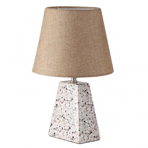 LUMION 8142/1T MODERNI LN26 507 бежевый/коричневый, керамика/текстиль Настольная лампа Е27 1*60W 220V TERAZIO