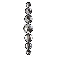 ODEON LIGHT 7174/15WL L-VISION ODL26 Настенный светильник  черный/хрусталь/металл IP20 LED 15W 3000K 220-240V SPILLA