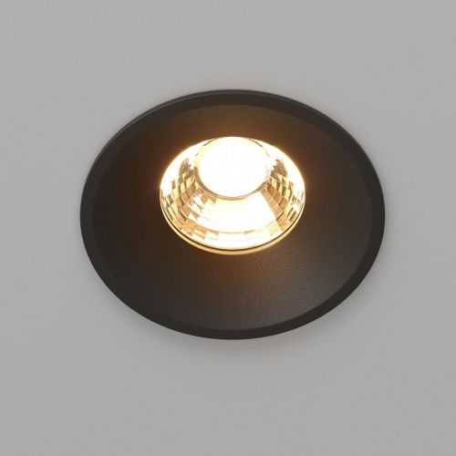 Встраиваемый светильник Maytoni Technical Round DL058-12W2.7K-B фото 3 Встраиваемый светильник Maytoni Technical Round DL058-12W2.7K-B фото 3