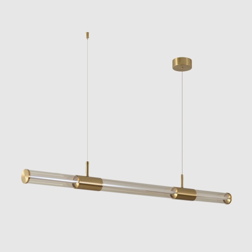 Светильник подвесной Crystal Lux LINEUP SP24W LED BRASS фото 7