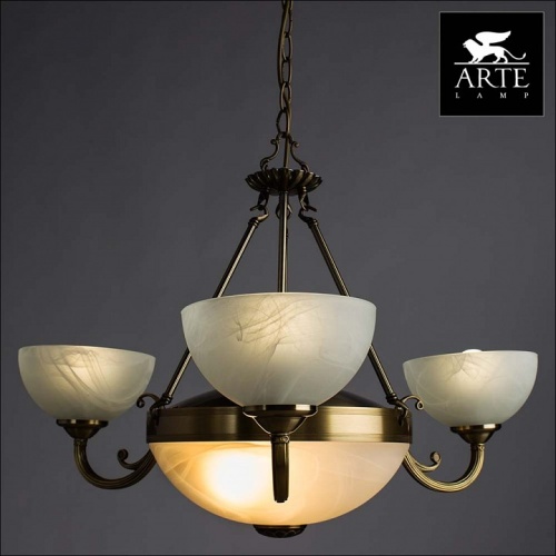 Подвесная люстра Arte Lamp WINDSOR A3777LM-3-2AB фото 3 Подвесная люстра Arte Lamp WINDSOR A3777LM-3-2AB фото 3