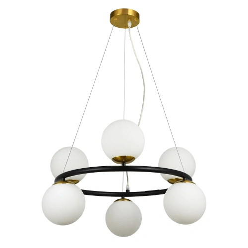 Подвесная люстра Arte Lamp ALCOR A2224SP-6BK Подвесная люстра Arte Lamp ALCOR A2224SP-6BK
