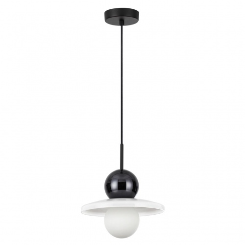 5014/1D MODERN ODL23 295 черный/белый/белый матовый металл/стекло Подвес G9 LED 5W HATTY 5014/1D MODERN ODL23 295 черный/белый/белый матовый металл/стекло Подвес G9 LED 5W HATTY