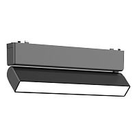 ST676.436.10 Магнитный трековый светильник Черный LED 1*10W 3000K 530Lm Ra>90 >90 IP20 L230xW26xH80 48V