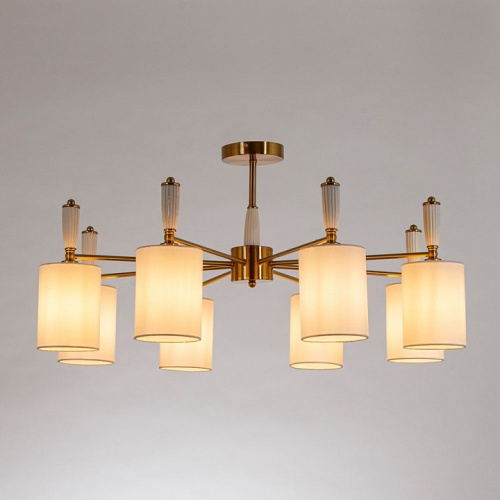 Люстра на штанге Arte Lamp WAVERLEY A4102PL-8PB фото 2 Люстра на штанге Arte Lamp WAVERLEY A4102PL-8PB фото 2