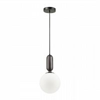 ODEON LIGHT 4668/1 PENDANT ODL20 393 черный/белый Подвес E27 1*40W (тип лампы СВЕЧА) 220V OKIA