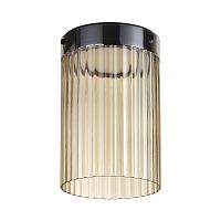 ODEON LIGHT 5047/15LC L-VISION ODL24 000 черный/светл.янтарный/металл/стекло Потолочный светильник LED 15W 4000К 1676Лм PILLARI