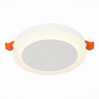 ST104.542.06 Светильник встраиваемый Белый LED 1*6W 4000K 468Lm Ra>80 120° IP20 D110xH20 170-240V
