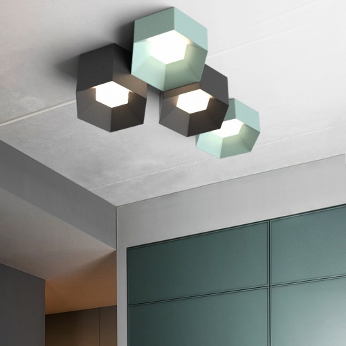 Потолочный светильник HEXAGON A H13 Light green фото 10 Потолочный светильник HEXAGON A H13 Light green фото 10