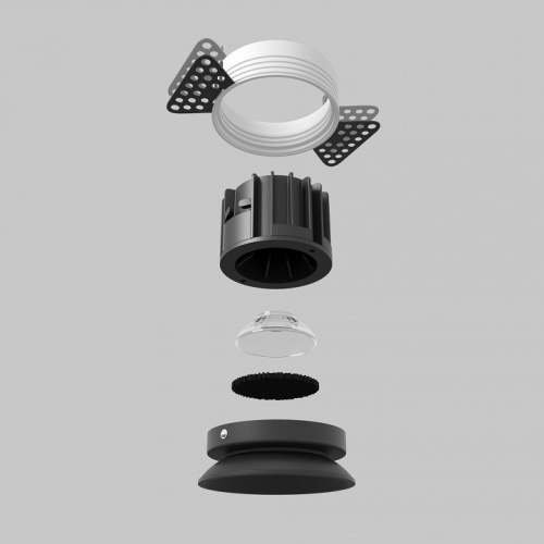 Встраиваемый светильник Maytoni Technical Round DL058-12W2.7K-TRS-B фото 5 Встраиваемый светильник Maytoni Technical Round DL058-12W2.7K-TRS-B фото 5
