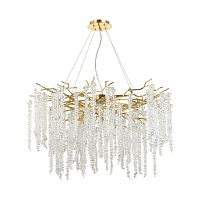 ODEON LIGHT 5005/14 HALL ODL23 617 золотой/прозрачный металл/хрусталь Люстра G9 14*40W BANCHE