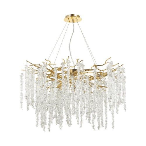 ODEON LIGHT 5005/14 HALL ODL23 617 золотой/прозрачный металл/хрусталь Люстра G9 14*40W BANCHE