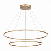 ST605.203.91 Cветильник подвесной SMART ST-Luce Золотистый/Белый LED 1*91W 2800-6500K